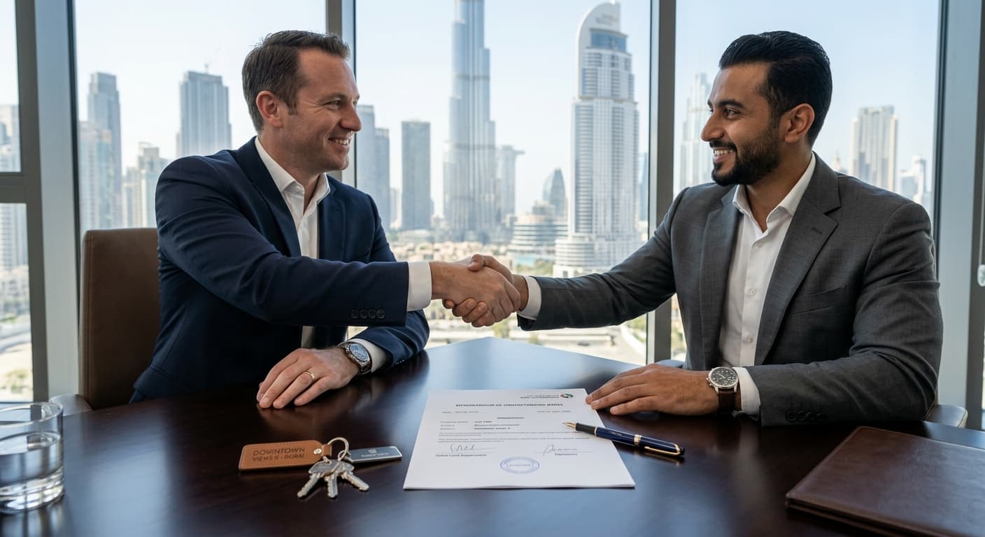 MOU in Dubai Real Estate: Form F, Deposit and Process